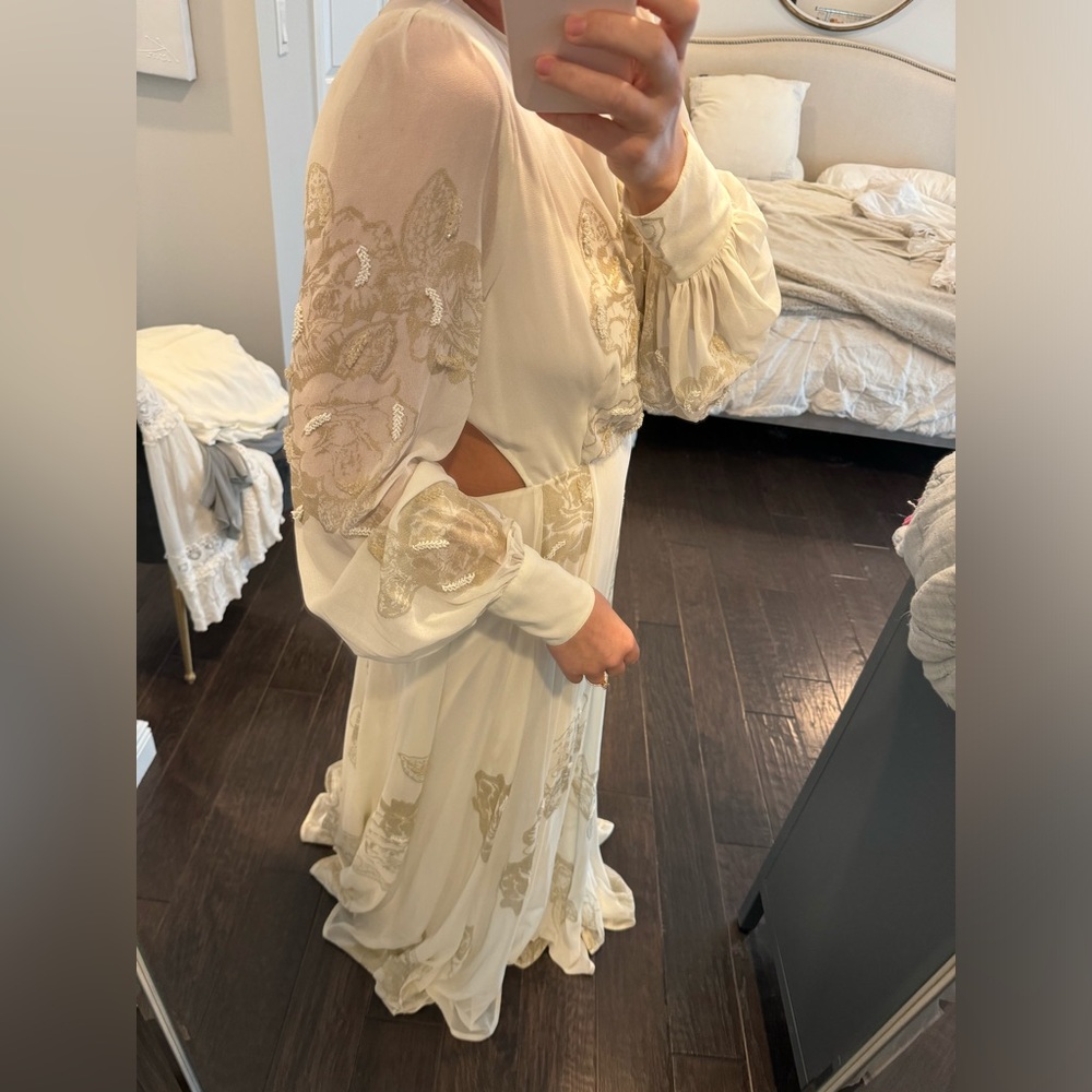 NWOT ASOS EDITION embellished print maxi dress - Picture 5 of 15